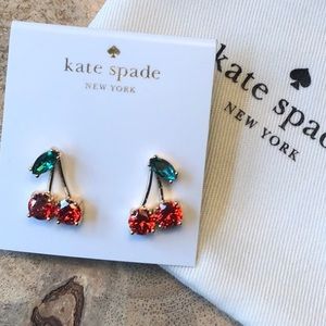 🍒Kate Spade New York Ma Cherie Cherry Earrings
